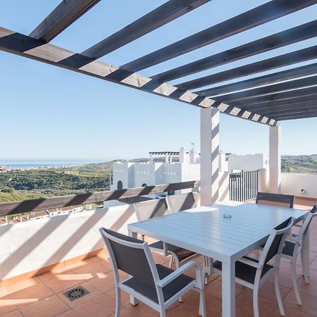 2186-Luxury Sea View Penthouse In Casares Costa Apartman Kültér fotó
