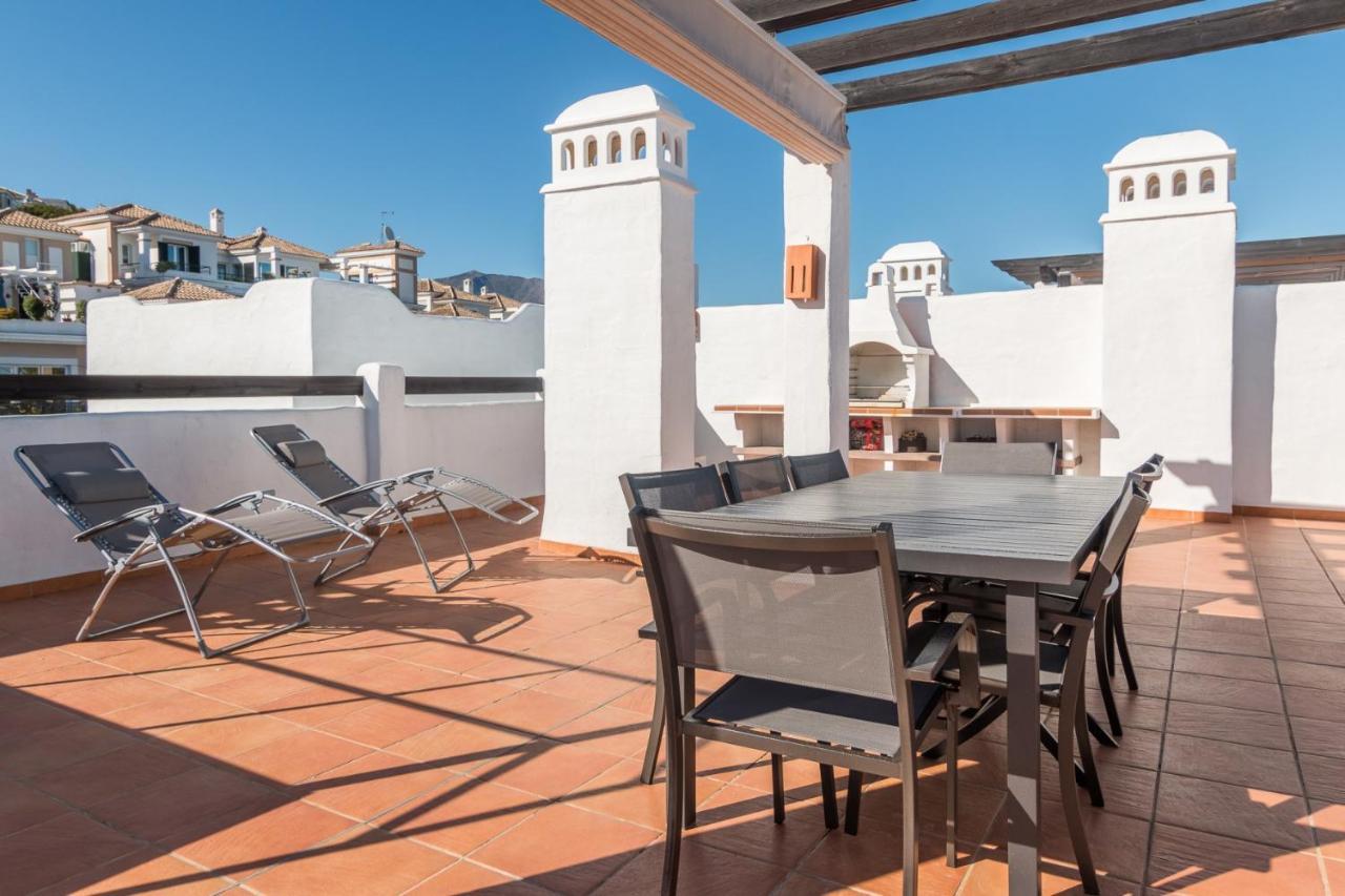 2186-Luxury Sea View Penthouse In Casares Costa Apartman Kültér fotó