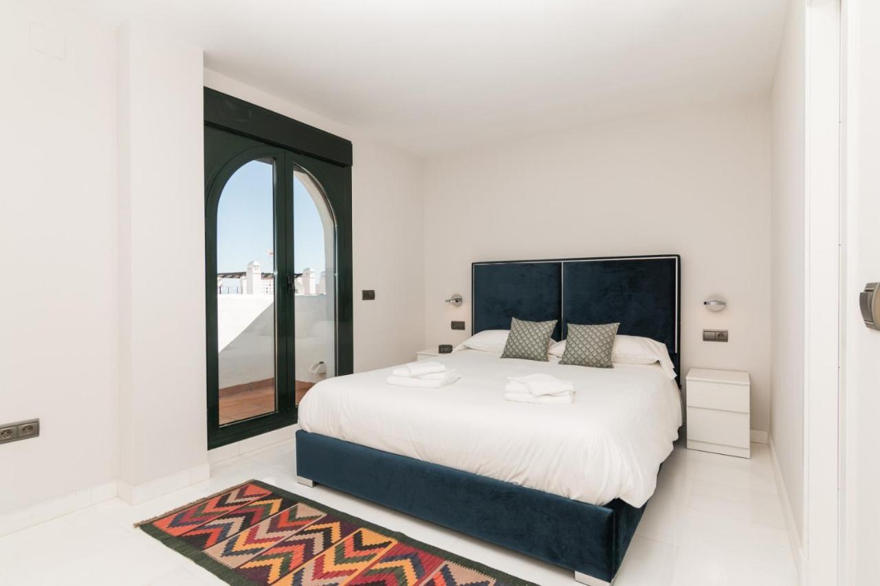 2186-Luxury Sea View Penthouse In Casares Costa Apartman Kültér fotó